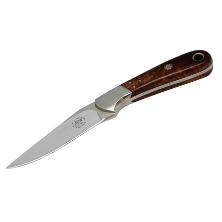 Andrew Surgeon Small Caping/Utility Fixed Blade w/Wild Olive Wood Handle