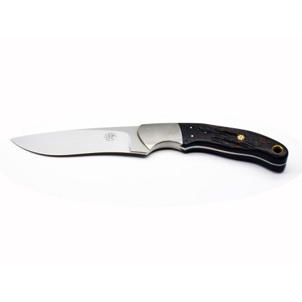 Andrew Surgeon Medium Hunter Fixed Blade Lead Wood w/Stainless Bolsters