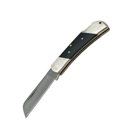 Gortek Biltong Knife w/Black Pakka Wood Handle