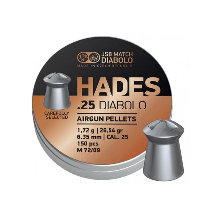 JSB Diabolo Hades Pellets .25/6.35 mm - 300 Pieces