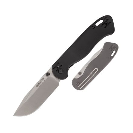 KA-BAR Becker Folding Knife Black GFN-PA66 Handles w/Satin Blade Finish