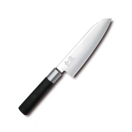 KAI Wasabi Black Santoku Knife 16cm  