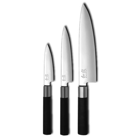 KAI Wasabi Black 3Pc Set Knife