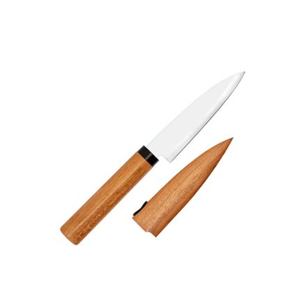 KAI Fruit Knife w/Wooden Sheath