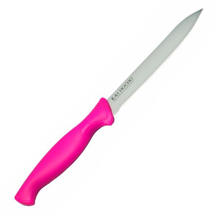 KAI Hocho Paring Knife Plain Pink - 11 cm     