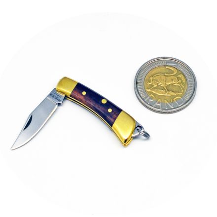Maserin Mignon Midi Knife Wood Handle w/Clip Point Blade 