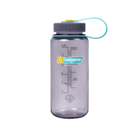 Nalgene Wide Mouth Sustain Water Bottle Aubergine w/Aubergine Cap 400 ml