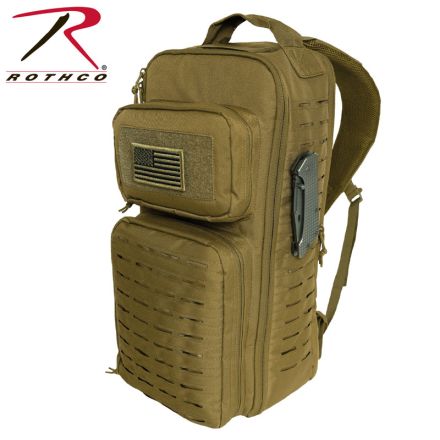 Rothco Tactical Single Sling Pack W/Laser Cut MOLLE - Coyote