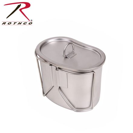 Rothco Stainless Steel Canteen Cup w/Lid