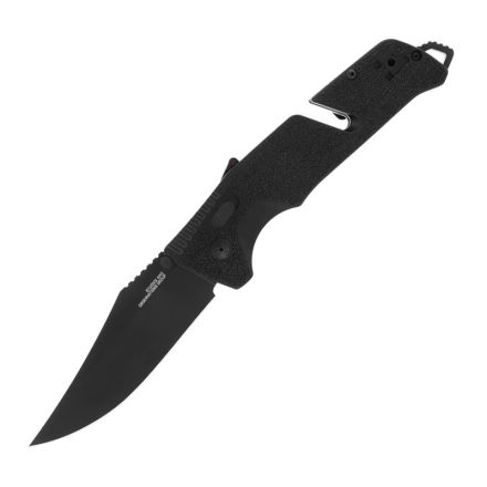 SOG Trident AT BlackOut Assisted Opening w/Black TiNi PVD Blade Finish