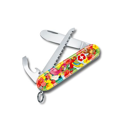 Victorinox My First Victorinox Set - Parrot Edition w/Rounded Tip 84mm