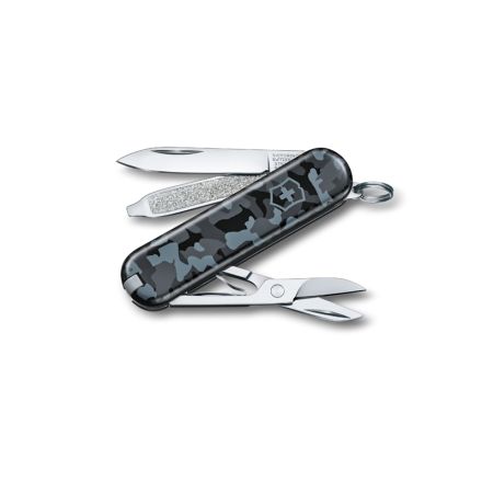 Victorinox Classic SD Grey/Blue Navy Camouflage Collection 58 mm