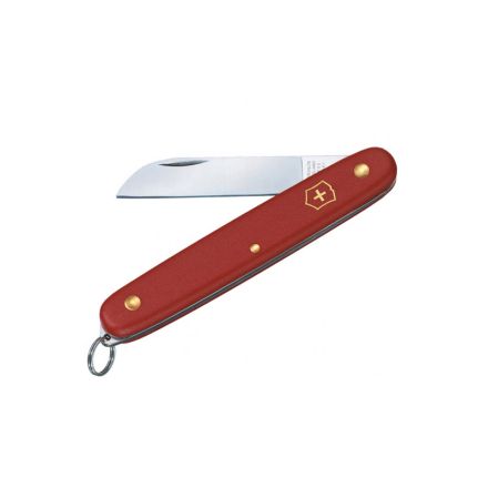 Victorinox Floral Red Knife w/Ring 100mm
