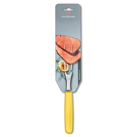 Victorinox Swiss Classic Carving Fork Yellow - 15cm Blister