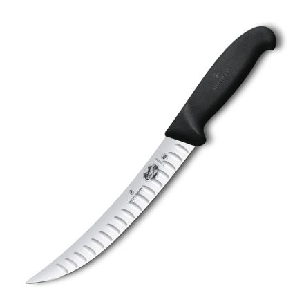 Victorinox Fibrox Curved Slaughter Knife Fluted - 20cm