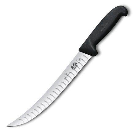 Victorinox Fibrox Curved Slaughter Knife Fluted  - 25cm