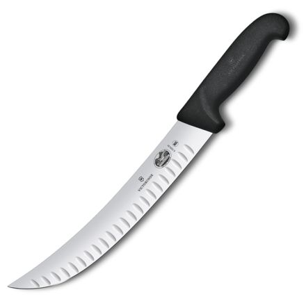 Victorinox Fibrox Cimeter Butcher's Slicing Knife Fluted - 25cm