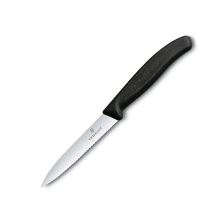 Victorinox Swiss Classic Paring Knife Serrated Black - 10cm