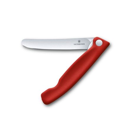 Victorinox Swiss Classic Foldable Plain Edge Paring Knife Red -11 cm Blister