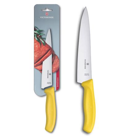 Victorinox Swiss Classic Carving Knife Yellow - 19cm Blister 