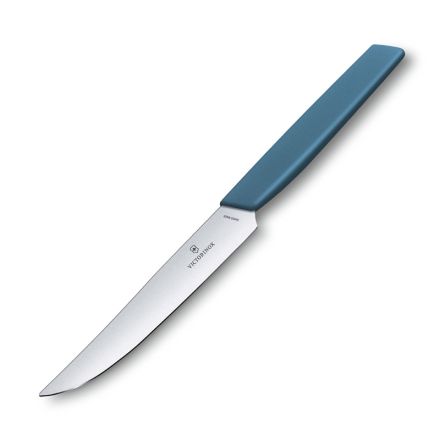 Victorinox Swiss Modern Steak Knife Plain 12 cm Blue  