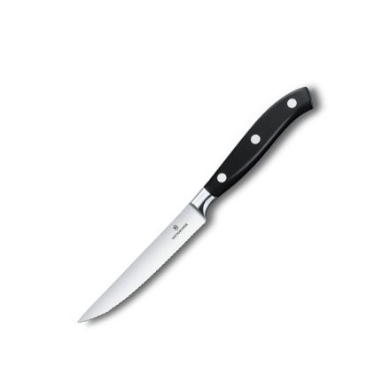 Victorinox Grand Maitre Drop Forged Serrated Steak Knife - 12cm Giftbox