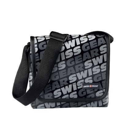 SwissGear Messenger Bag w/Grey/Grey Swiss Gear Logo - Small