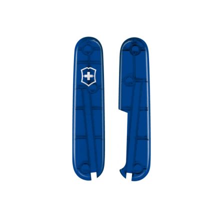 Victorinox Transparent Blue Handle Scale Set For 84mm Swiss Army Pocket Knives