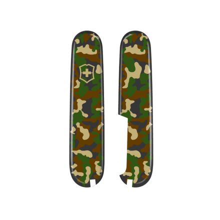 Victorinox Green Camo Handle Scale Set For 91mm Swiss Army Pocket Knives