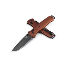 Benchmade Bailout Burnt Copper Aluminum Handle w/DLC BattleWash Blade Finish