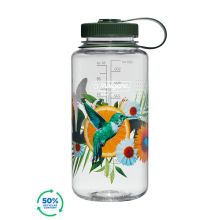 Nalgene Wide Mouth Sustain Water Bottle LTD Edition Citrus Hummingbird 1L