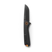 TACTICA Flipper Black G10 w/Black PVD D2 Blade Finish
