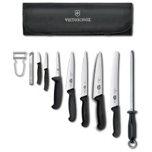 Victorinox Chef&rsquo;s Knife Roll Starter Set w/10 Pieces