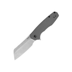 Kershaw Wharf Cleaver Assisted Opening Grey GFN Handle w/StoneWashed Blade Finish