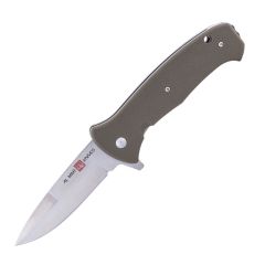 Al Mar S.E.R.E. 2020 OD Green Series Spring Assisted Opening w/Satin Blade Finish 3.6"