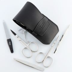 Alpen Manicure Set 5 Piece Black Case