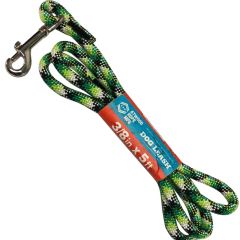 Braided Dog Leash 3/8" X 5 ft w/Swivel Snap-Hook & Handle - w/Patterns