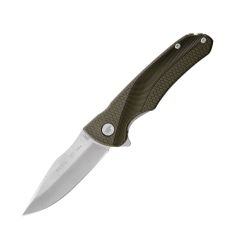 Buck Sprint Select Folder Green w/Tumbled Finished Blade