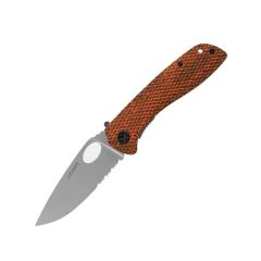 Coast DX312 Double Lock Partially Serrated - Blister
