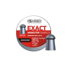 JSB Diabolo Exact Monster Redesigned .177/4.52mm - 400 Pieces