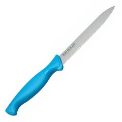 KAI Hocho Paring Knife Serrated Blue - 11 cm