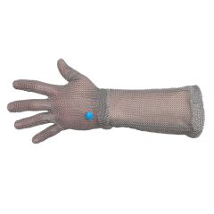 Wilcoflex Chainmail Glove Long Cuff - Left Hand Large 9-91/2  Blue