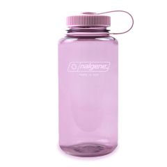 Nalgene Wide Mouth Sustain Water Bottle Cherry Blossom w/Cherry Blossom Cap 1 L