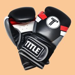 Title Impact Training Gloves Super PU 12 oz Black