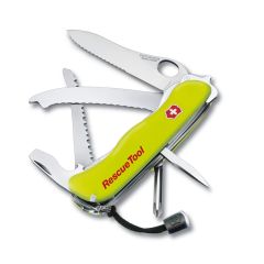 Victorinox Rescue Tool w/Liner Lock One Hand Luminescent Yellow 111mm