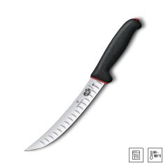 Victorinox Fibrox Dual Grip Fluted Edge Curved Slaughter Knife - 20cm