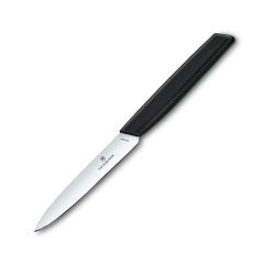 Victorinox Swiss Modern Paring Knife Plain Black - 10 cm