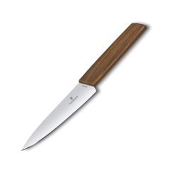 Swiss Modern Kitchen Knife Walnut Wood - 15cm Giftbox
