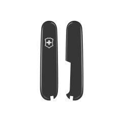 Victorinox Black Handle Scale Set For 84mm Swiss Army Pocket Knives