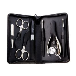 Sharp Edge Alpen Professional Manicure Set 7 Piece Black Case